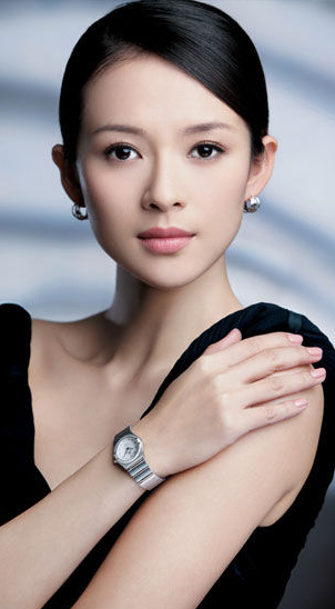 Typical Omega Constellation Quartz Fake Watches By Zhang Ziyi